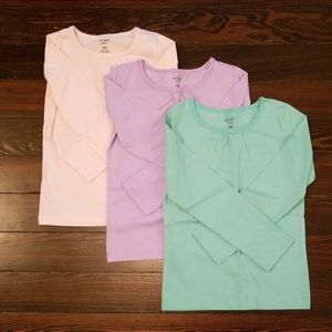 NWOT Carter's Longsleeve Top Three-Pack